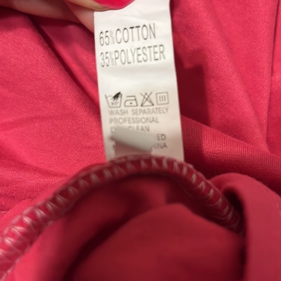 Pink Boutique Fringed Maxi Pencil Skirt with Elastic Stretch/ Cotton Blend/Small - Picture 6 of 6